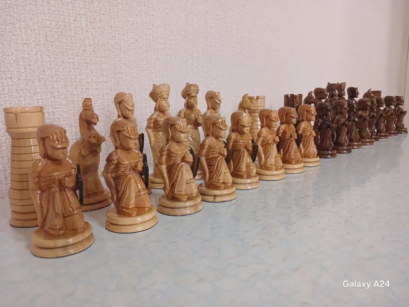 Фрегат,Шахмат-нарды,Нарды,из ОРЕХА. — фото 9