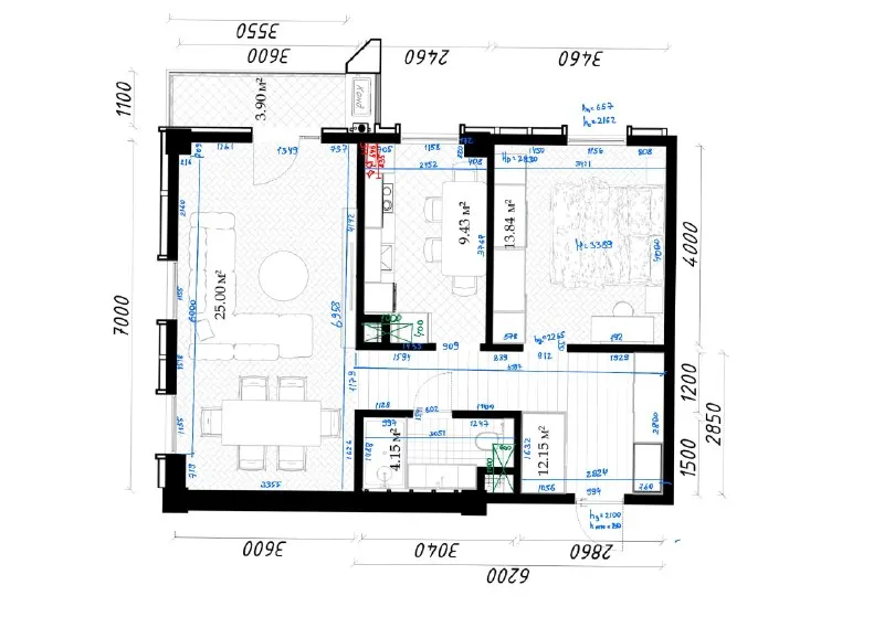 2-комнатная квартира, 66 м², Мирзо Улугбек 9