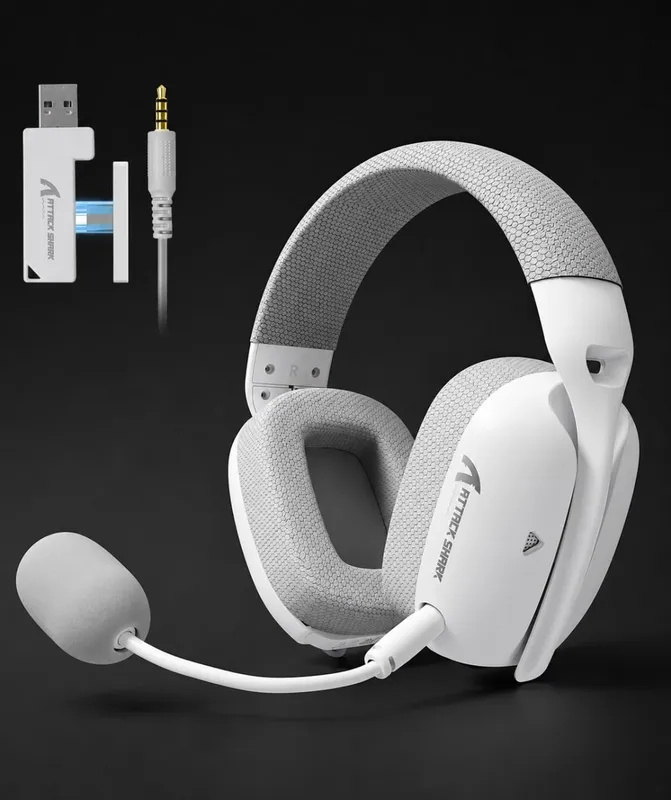 ATTACK SHARK L80PRO беспроводные игровые наушники 2 ATTACK SHARK L80PRO беспроводные игровые наушники 2