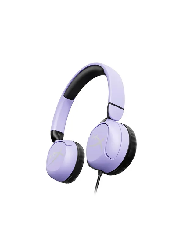 Игровые проводные наушники HyperX Cloud Mini, 1.2м, детские-подростковые, складывающиеся, с микрофоном, лаванда — фото 5