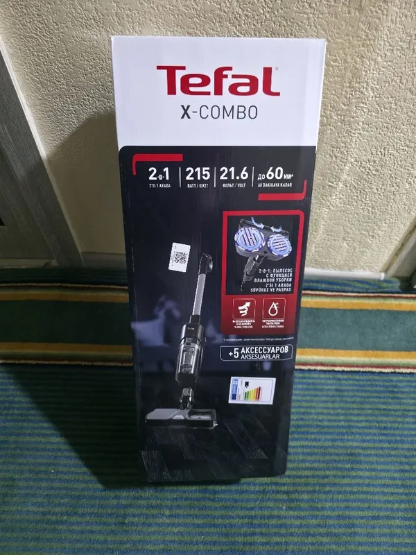 Продаётся беспроводной моющий пылесос Tefal X-COMBO 1