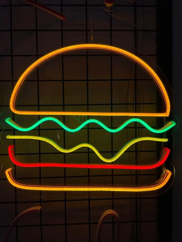 Let Neon Bukva Banner