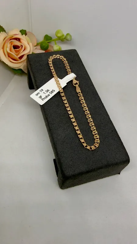 Braslet 585 proba qizil tilla