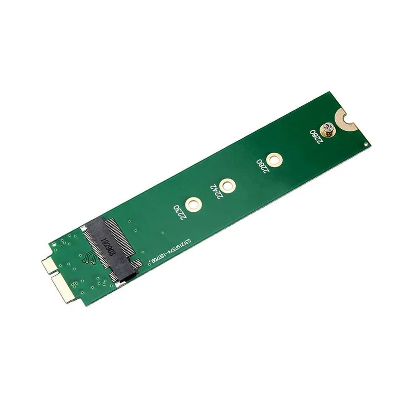 MacBook Air/Pro 2010–2017 uchun M.2 NVME/AHCI NGFF M Key SSD adapteri 5