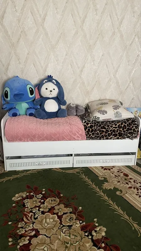 2 детские кровати и тумба — фото 1