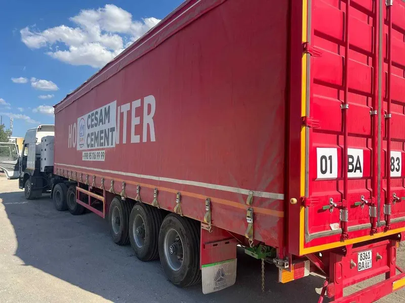 Полуприцеп тентованный 3-х осный в отличном состоянии — фото 3