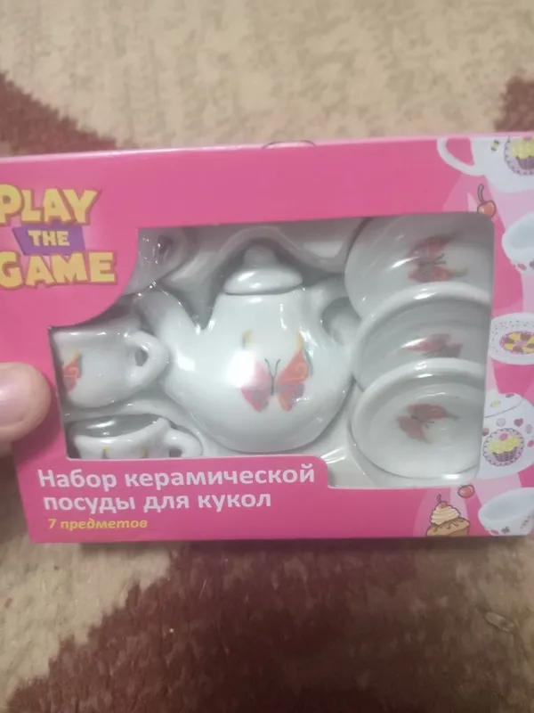 Игрушечный набор посудки — фото 1