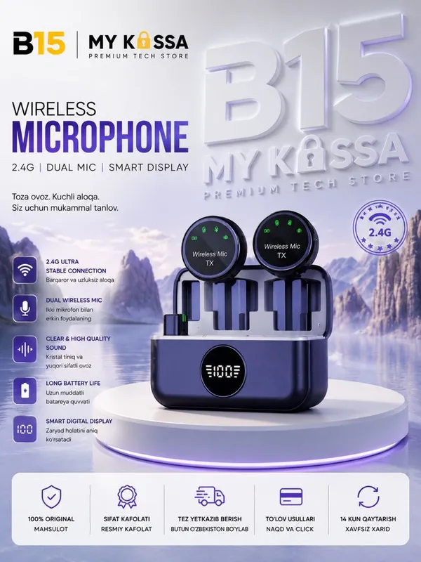 2.4G Microphone/ Dastavka 2.4G Microphone/ Dastavka