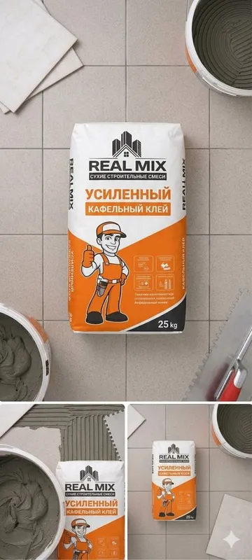 Кафелный клей,Kafelniy kley, ishlab chiqaruvchidan Real mix Tashkent