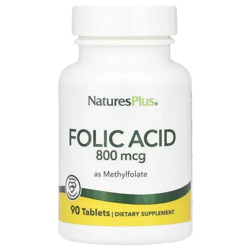 NaturesPlus B-Complex Folic Acid фолиевая кислота метилфола комплекс B — фото 1