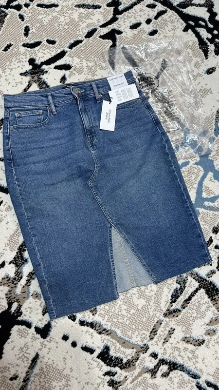 Джинсовая юбка Calvin Klein.size-29. — фото 3