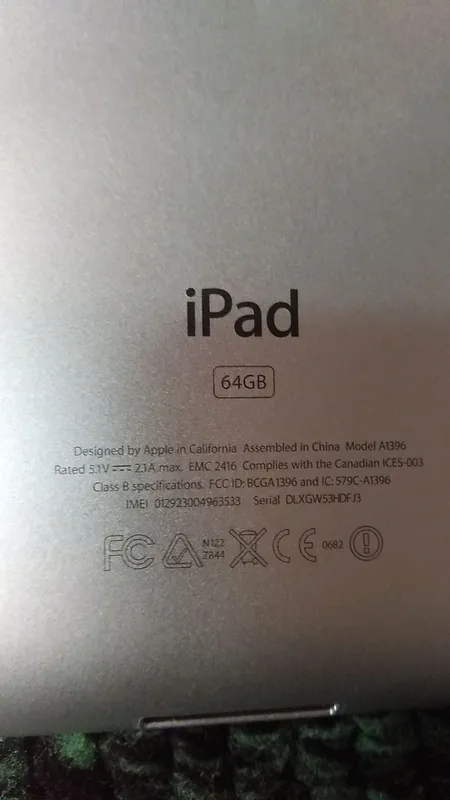 Ipad 64 GB B/U — фото 1