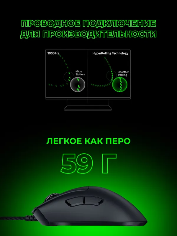 Игровая проводная мышь Razer DeathAdder V3 — фото 3
