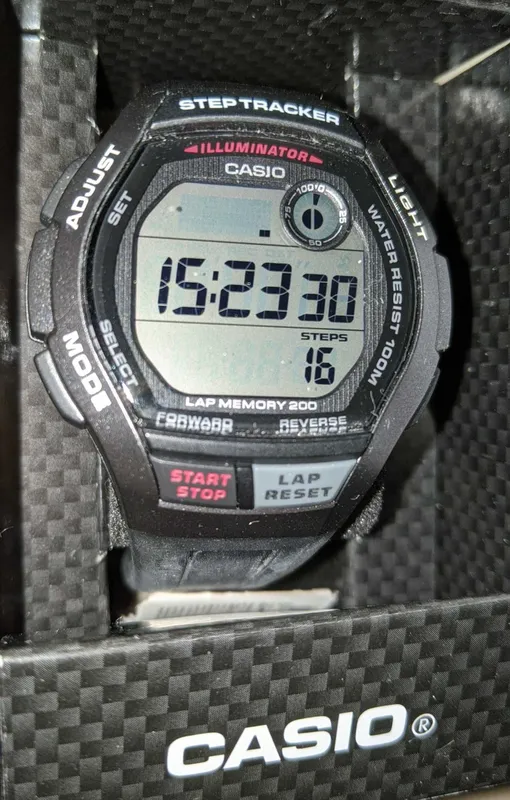Часы Casio. 2 шт. Вибросигнал. Шагомер. — фото 5