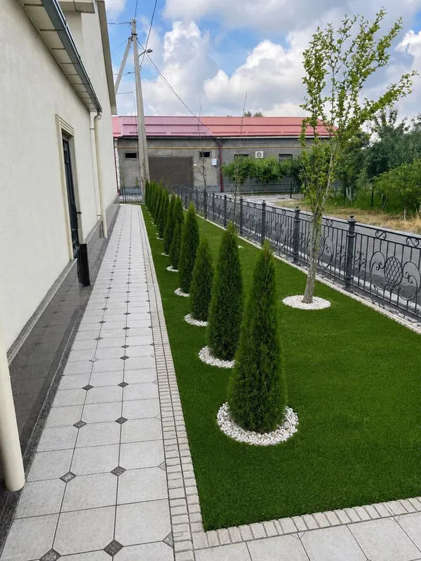 Искуственный газон установка landshaft iskustini gazon ornatamiz
