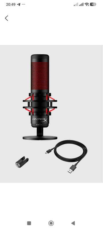 Профессиональный игровой микрофон HyperX Quadcast 4