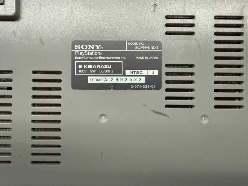 Playstation 1 scph 5500 ntsc Japan 3