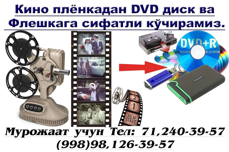 Оцифровка видеокассет на флешку. Kasetadan fleshkaga ko'chirish — фото 2