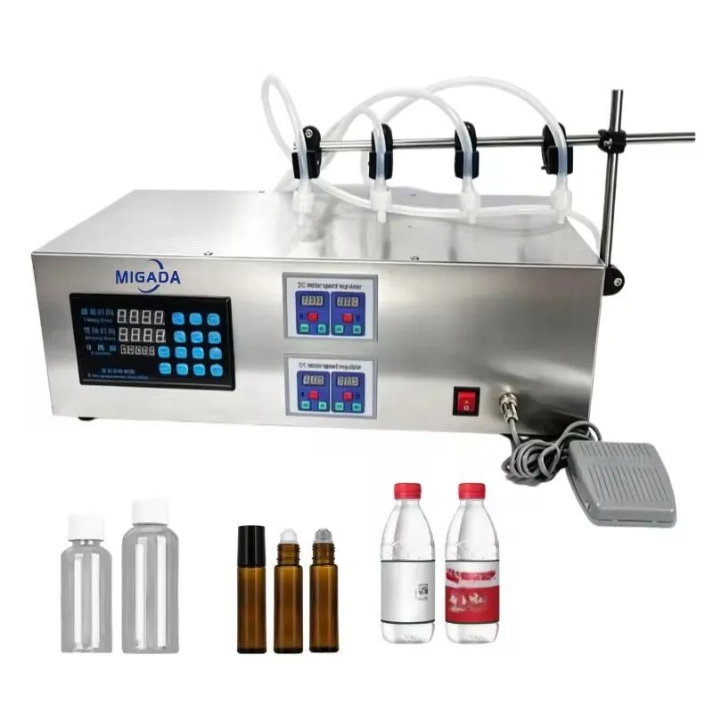 Avtomat suyuqlik quyish apparati 5-1000ml Dozator yangi 4ta kallalik 1