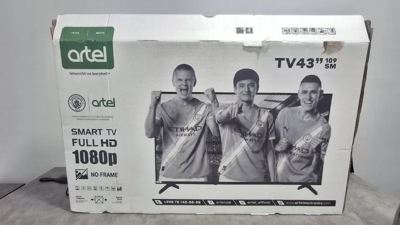artel yangi television xali ishlatib korilmagan