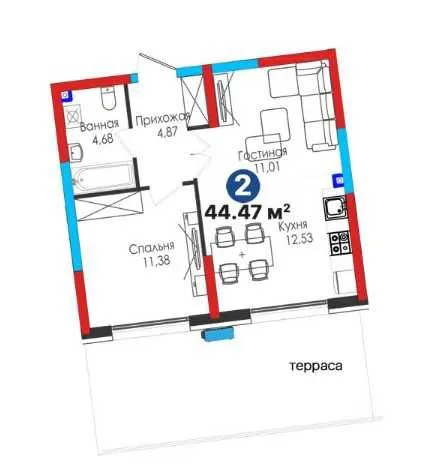 ШИКАРНАЯ квартира с ТЕРРАСОЙ ЖК-VOHA ежесемячно 5млн.П/В-32900$ (8 1