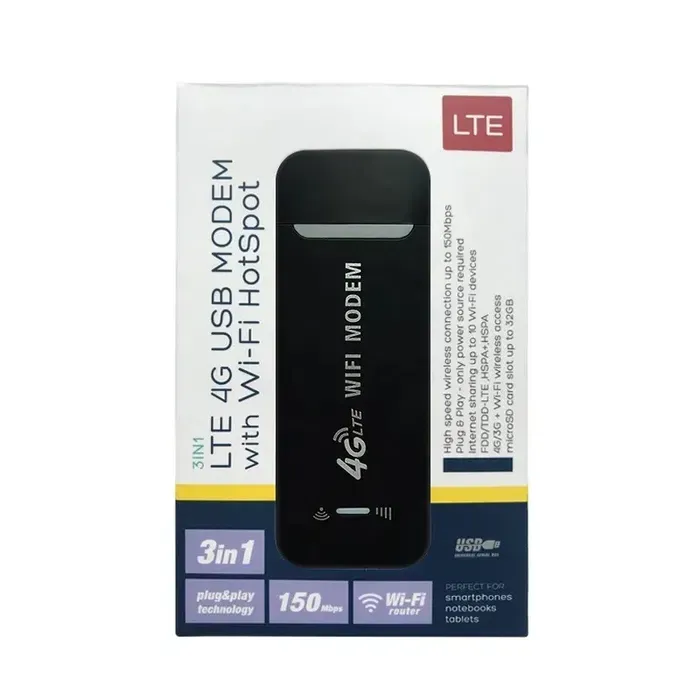 USB модем 4G LTE с SIM-картой Wi-Fi, точка доступа