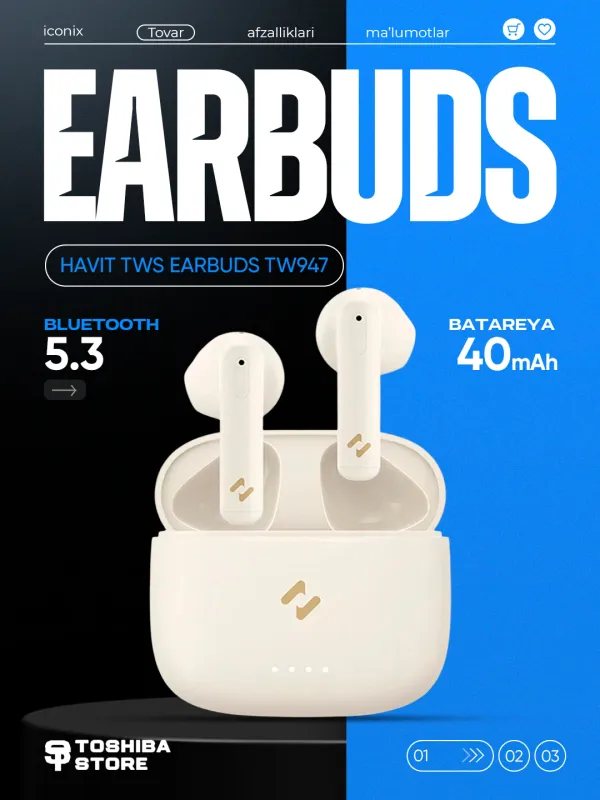 Наушники Havit TWS TW947