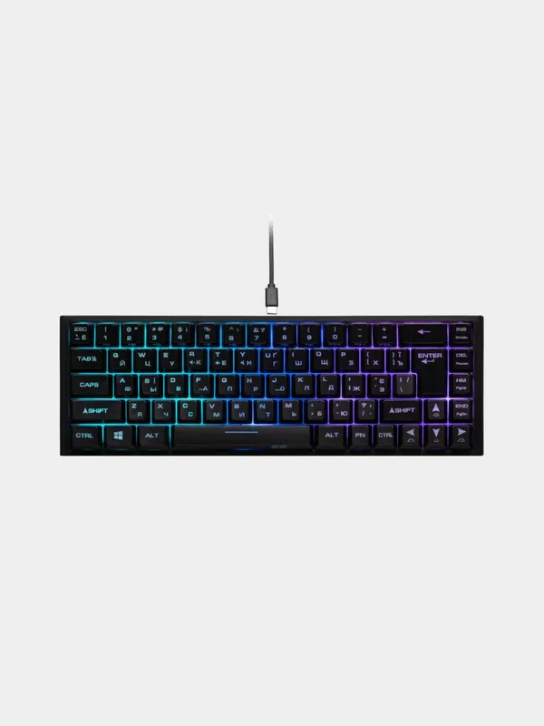 Игровая мембранная клавиатура 2E Gaming KG350 с RGB-подсветкой — фото 1