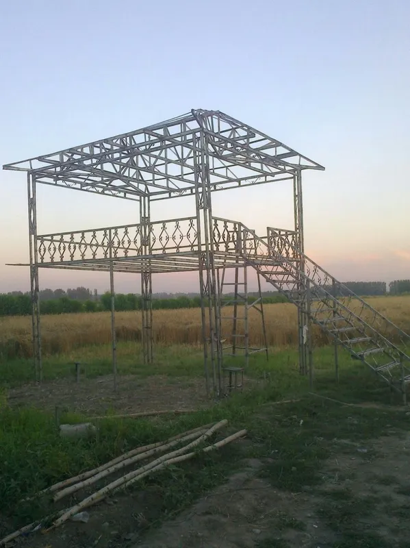 Кантинер ва деу профллардан том навес ишкомлар курамиз парниклар исси — фото 3