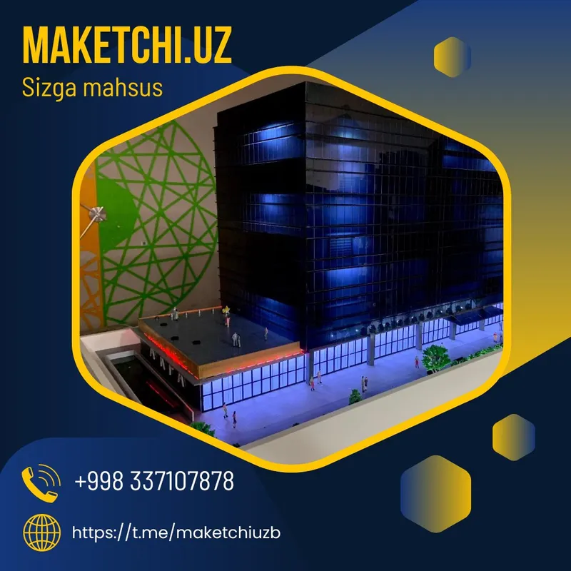 MakeT Dekorativ model Smart Макет 3D proektlash 10