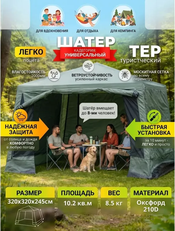 Садовый шатер беседка с москитной сеткой и шторами 1 Садовый шатер беседка с москитной сеткой и шторами 1