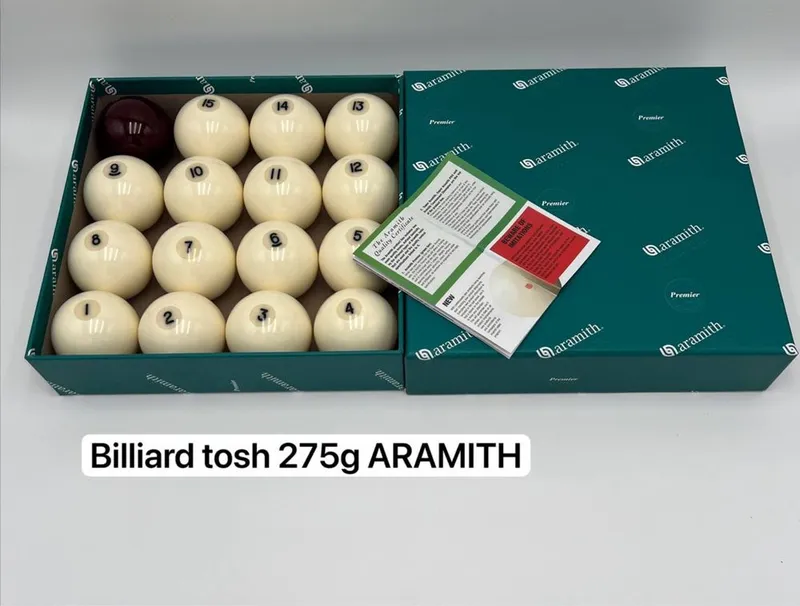 Billiard tosh Aramith 275g razmer 68mm — фото 1