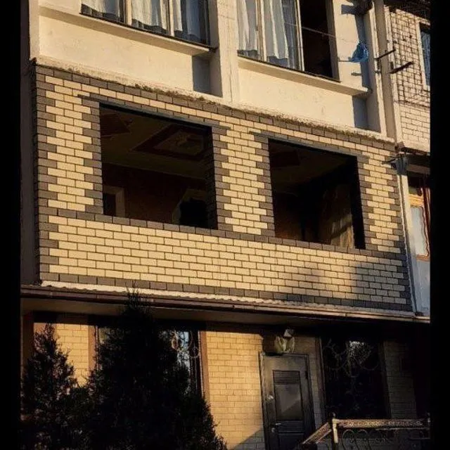 Balkonga g'isht teramiz. Kladka balkon. Керпичная кладка балконов — фото 2