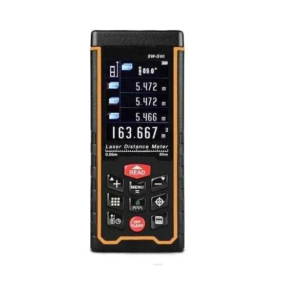Laser Distance Meter SW‑S80 — lazerli masofa o‘lchagich 2 Laser Distance Meter SW‑S80 — lazerli masofa o‘lchagich 2