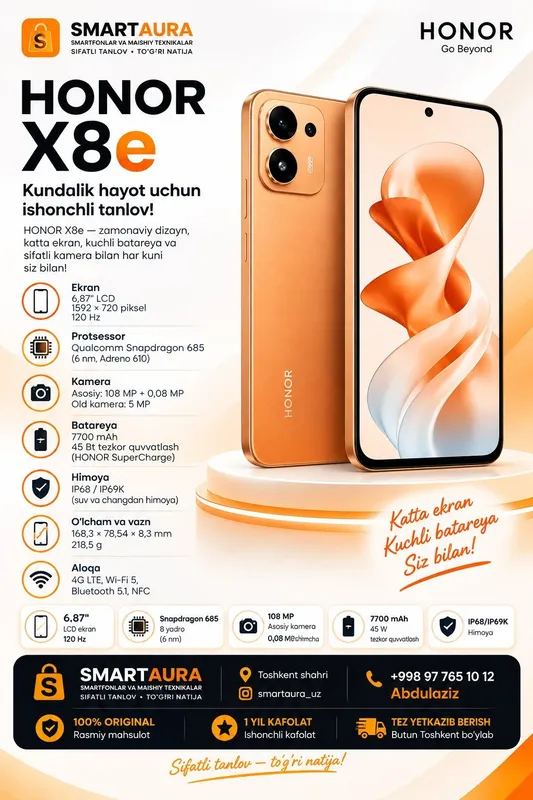 Honor X8 E Honor X8 E