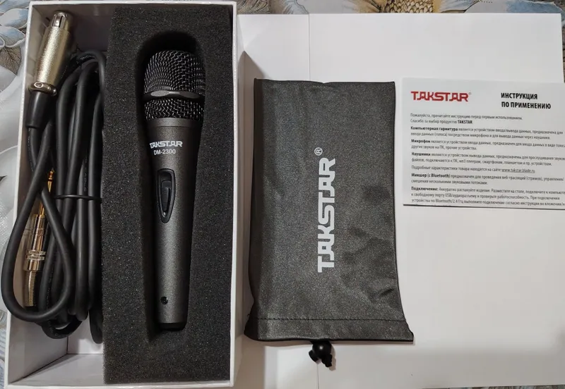 Новый микрофон Takstar DM-2300 / караоке / XLR