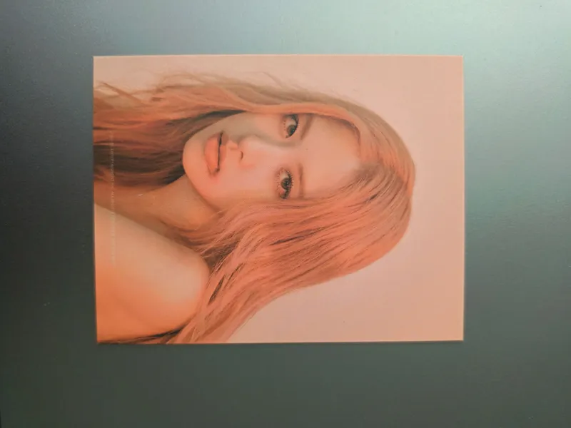 Оригинальный минипостер(фотокарта) Rosé из BP