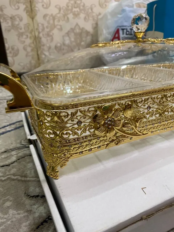 Роскошная Менажница для Косточек и Закусок — фото 4