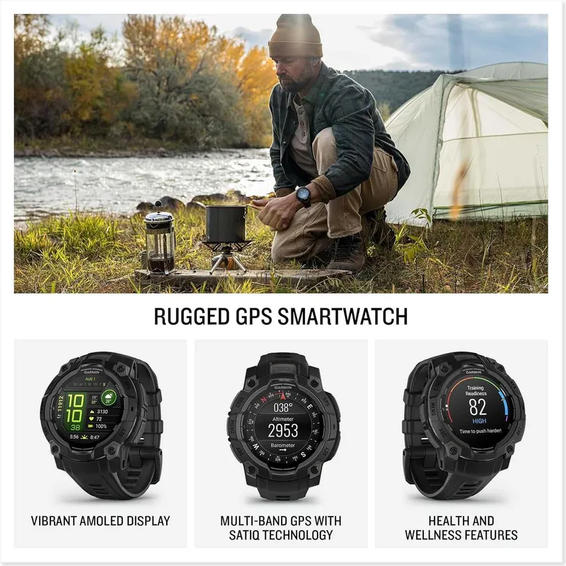 Garmin Instinct 3 AMOLED 45 mm Black 3