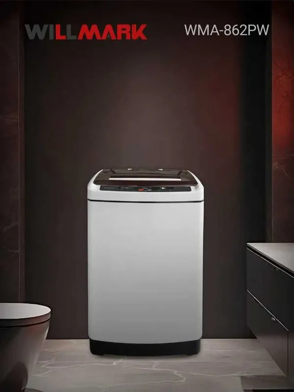 Вертикальная стиральная машина WILLMARK 8кг автомат, 1 год гарантии. 2