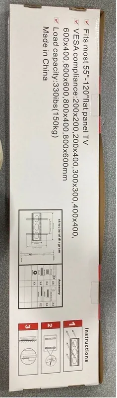 Кронштейн для телевизора 55"-120" 4 Кронштейн для телевизора 55"-120" 4