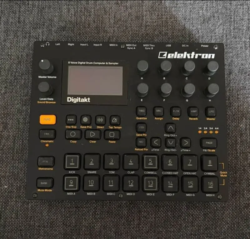 Elektron Digitakt, драм машина, сэмплер.