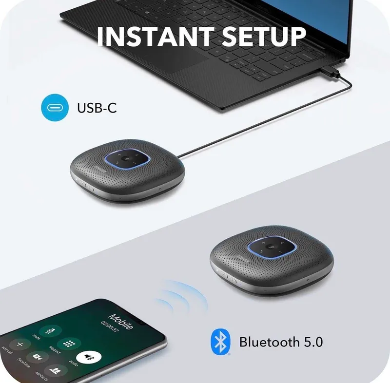 Bluetooth-spikerfon Anker PowerConf Ultra Clear 6 Bluetooth-spikerfon Anker PowerConf Ultra Clear 6