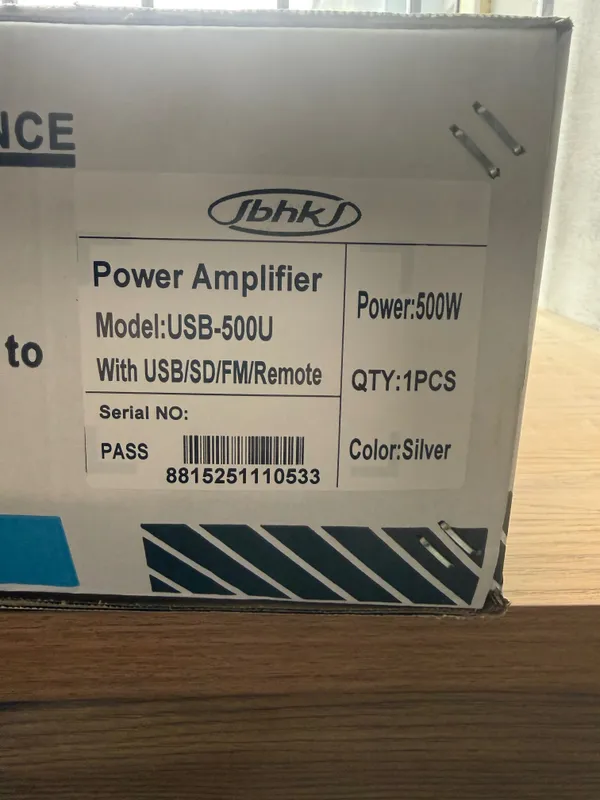 Профессиональный усилитель USB-500U / PA amplifier 500W — фото 2