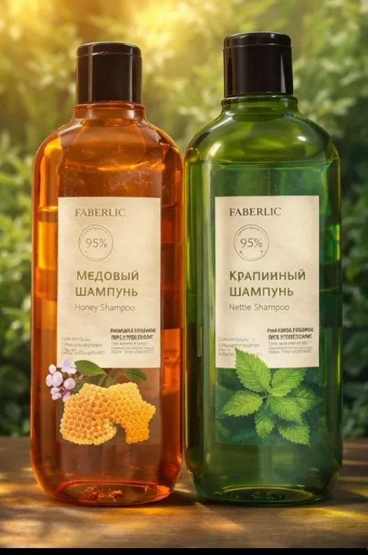 Оригинальный медовый и крапивный шампунь от Faberlic