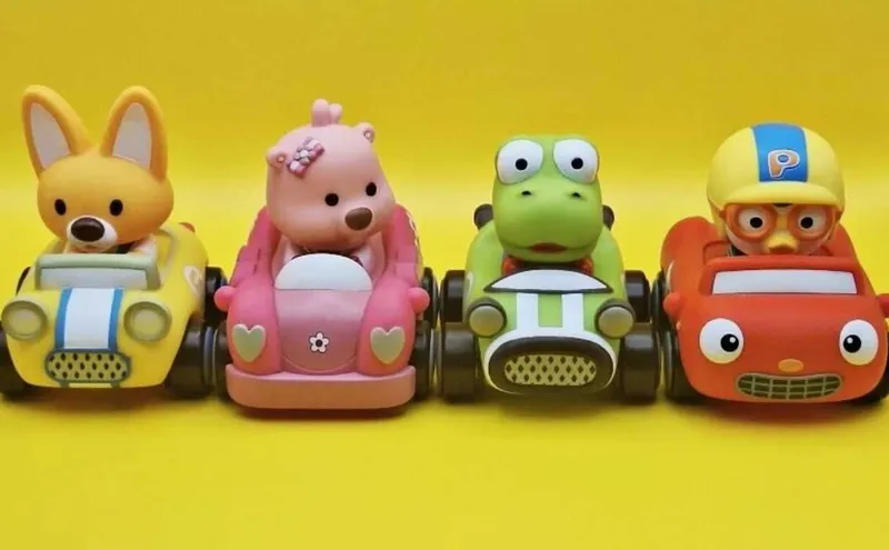 Pororo Cutie Vroom vroom Набор машинок ПОРОРО