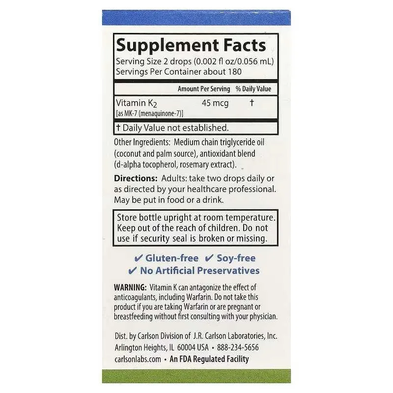 Carlson Super Daily K2 10.16 ml — фото 2