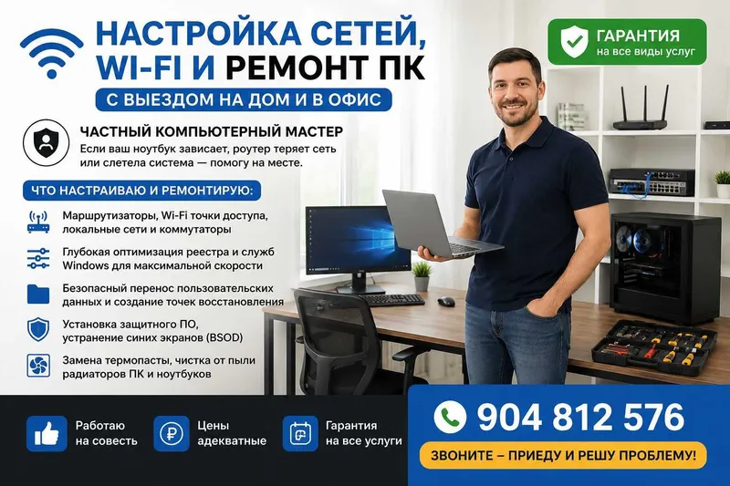 Профессиональная настройка Wi-Fi и локальных сетей Профессиональная настройка Wi-Fi и локальных сетей