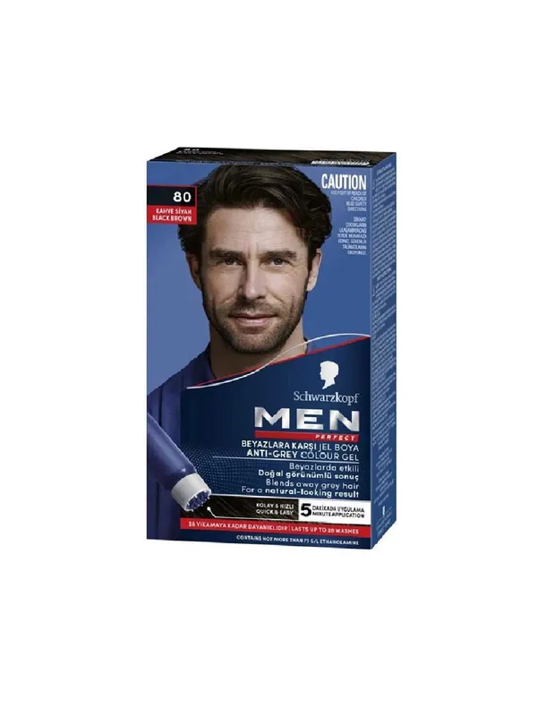 Краска для волос Schwarzkopf Men — стойкое закрашивание седины 3 Краска для волос Schwarzkopf Men — стойкое закрашивание седины 3