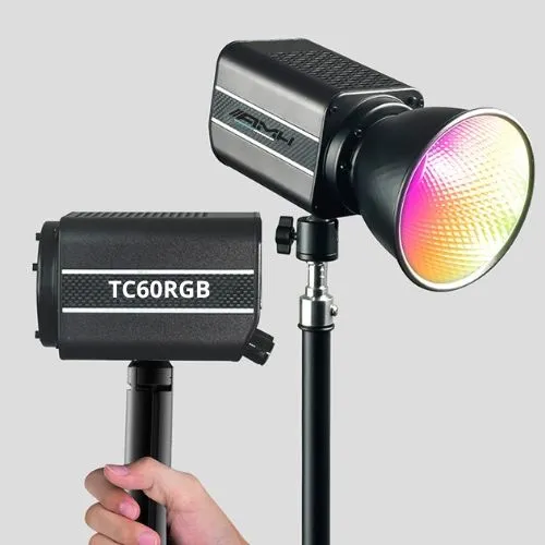 Видеосвет профессиональный TC-60 RGB 60W, COB + RGB, 2700–6500K — фото 7